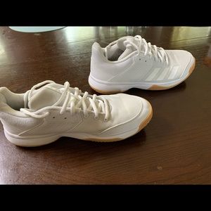 Adidas Ligra 6 Volleyball/court Shoes - Excellent Condition, Women Size 7, White